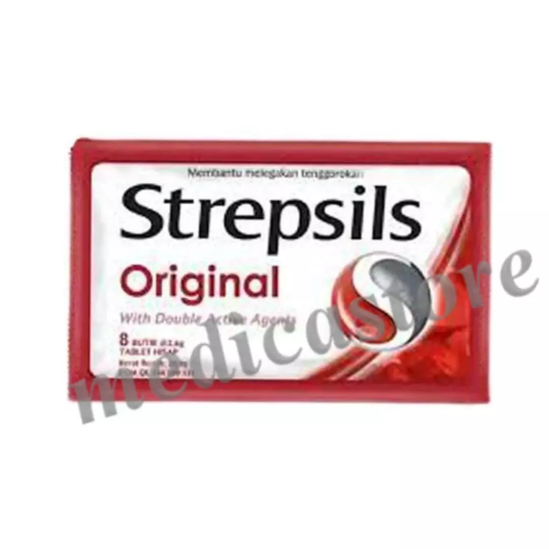 STREPSILS ORIGINAL WITH DOUBLE ACTIVE AGENTS ISI 8 