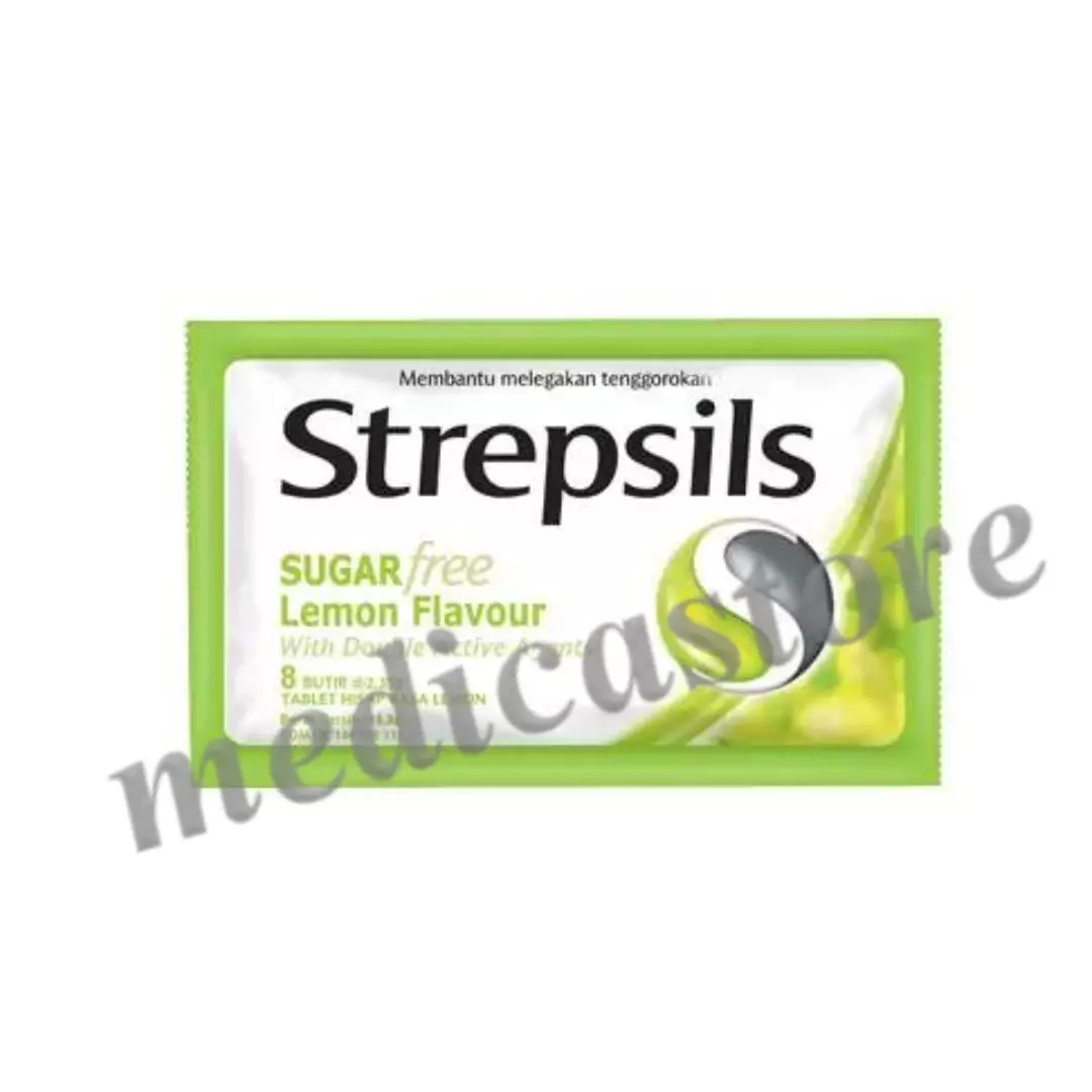 STREPSILS SUGAR FREE LEMON FLAVOUR 8 S