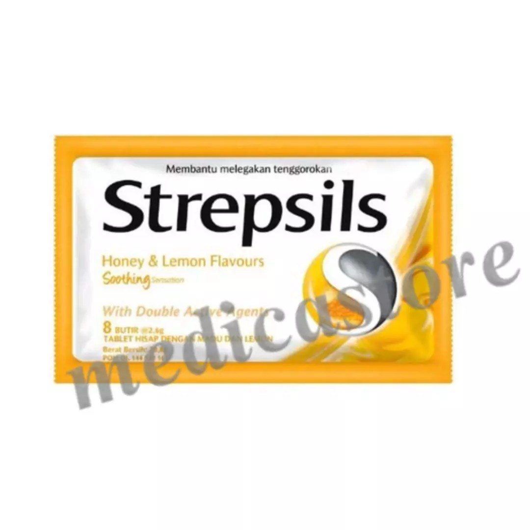 STREPSILS WITH HONEY & LEMON 8 S