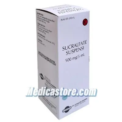 SUCRALFATE SUSPENSI 500MG/5ML 200 ML 