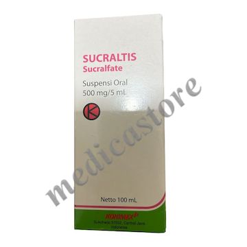 Sucraltis 500 Mg/5 ML Suspensi Oral 100 ML