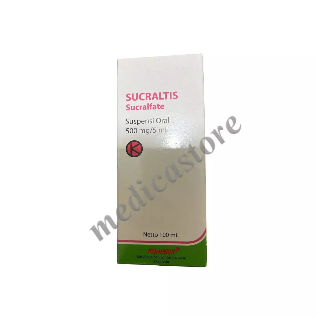 SUCRALTIS SUSPENSI ORAL 500 MG/5 ML 100 ML