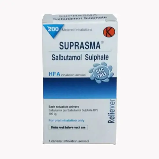 SUPRASMA HFA INHALER 200 DOSES