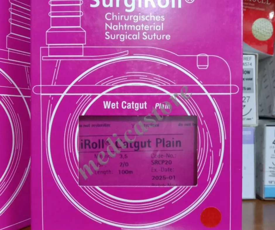 SURGIROLL CATGUT PLAIN 3/0