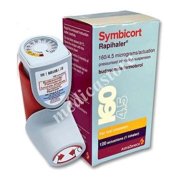 Symbicort 160 Mcg/4.5 Mcg Rapihaler 120 Dosis