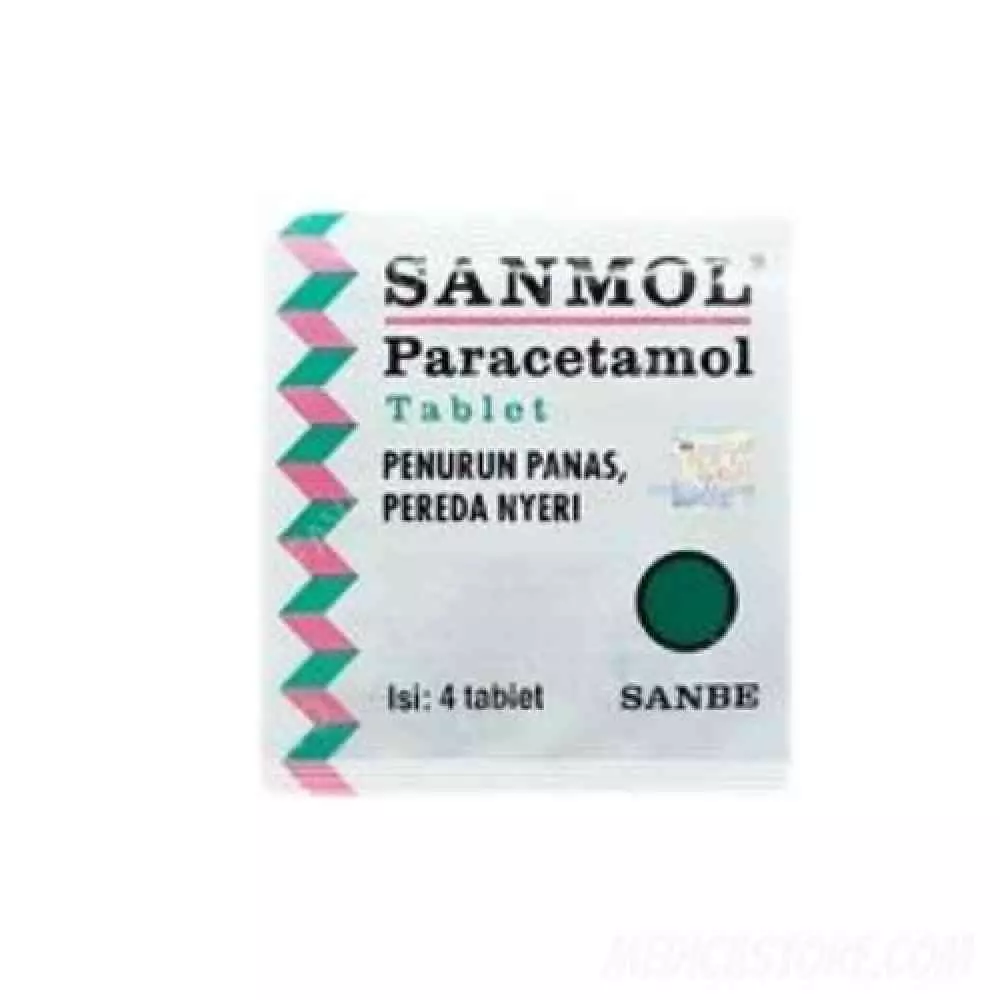 Sanmol 500 mg Tablet 100's