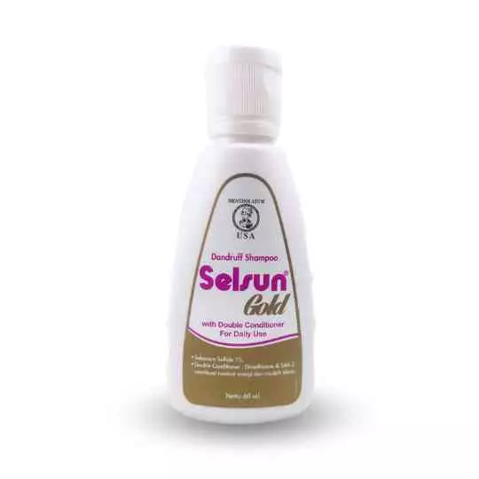 SELSUN GOLD DANDRUFF SHAMPOO 60 ML