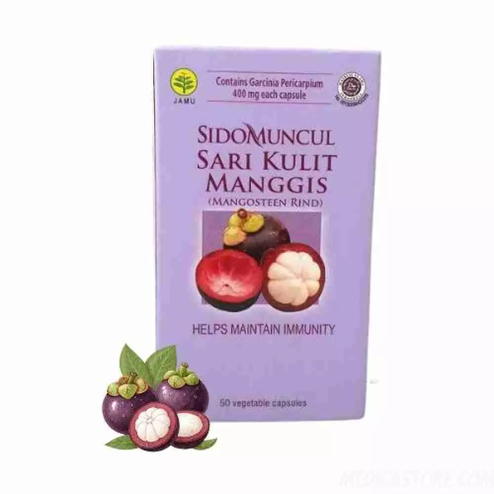 SIDOMUNCUL SARI KULIT MANGGIS 50 KAPSUL 