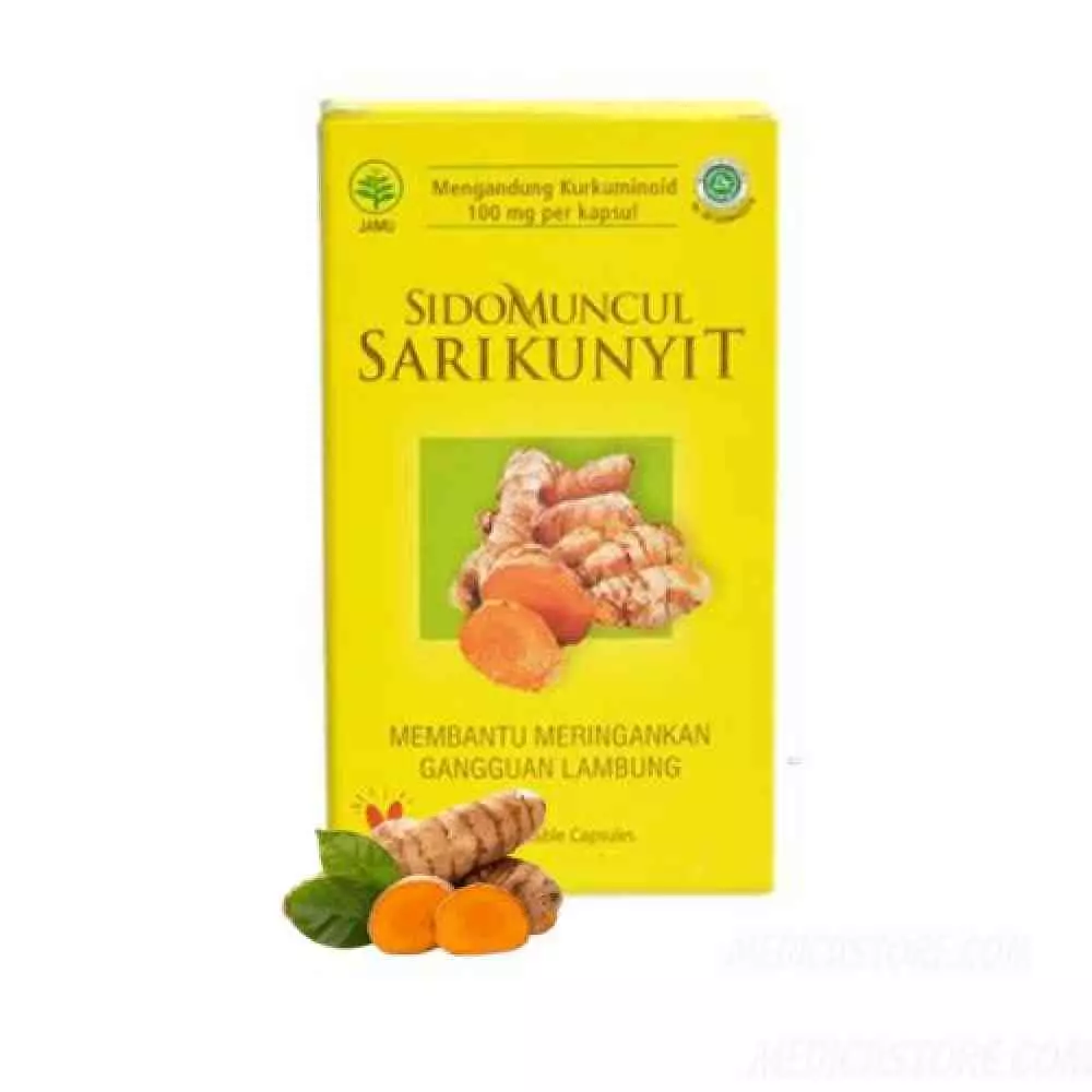 SIDOMUNCUL SARI KUNYIT 550 MG 30 KAPSUL
