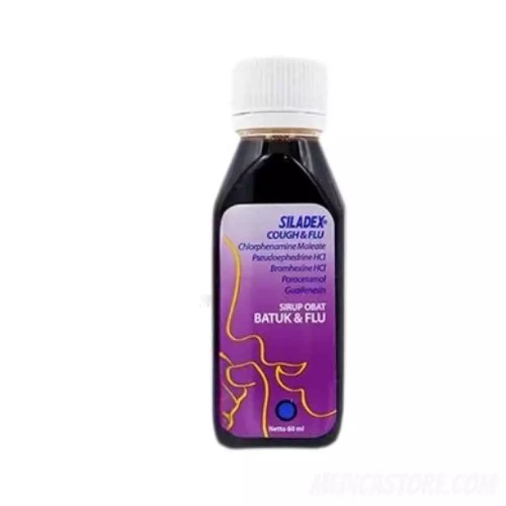 SILADEX COUGH & FLU SYRUP 60 ML