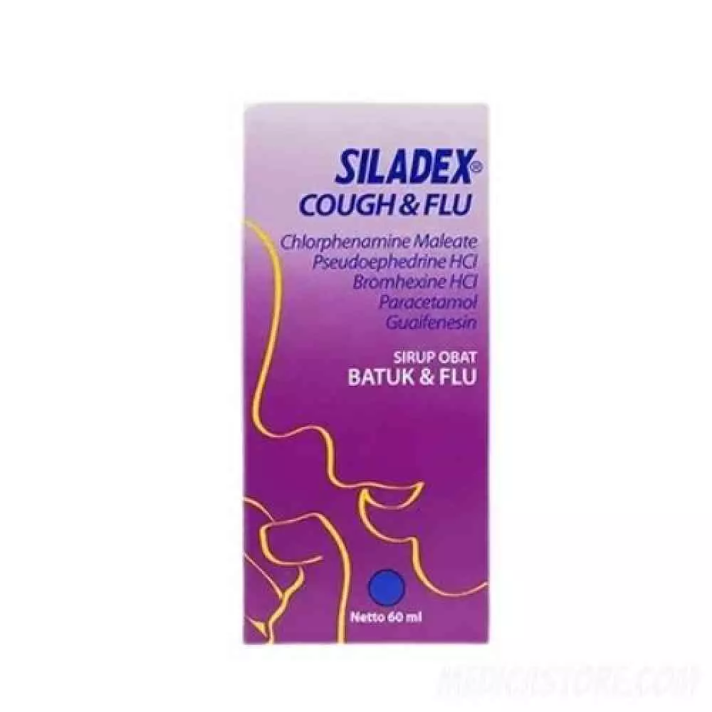 SILADEX COUGH & FLU SYRUP 60 ML