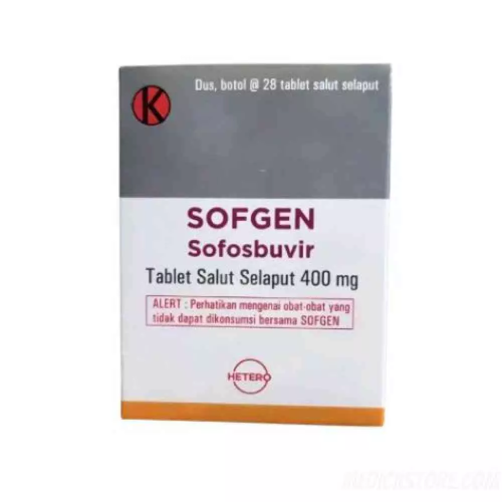 Sofgen 400 mg Tablet Salut Selaput 28'S