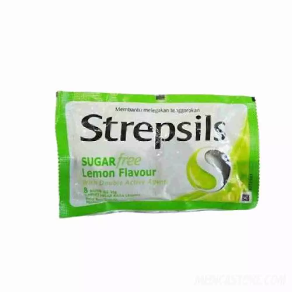 STREPSILS SUGAR FREE LEMON FLAVOUR 8 S