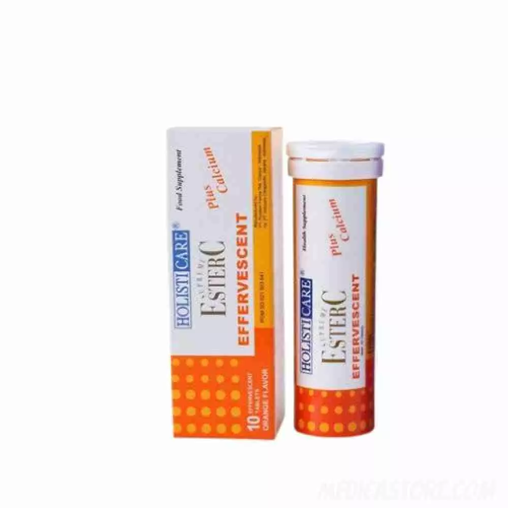HOLISTICARE SUPREME ESTER C EFF ORANGE 10 TABLET