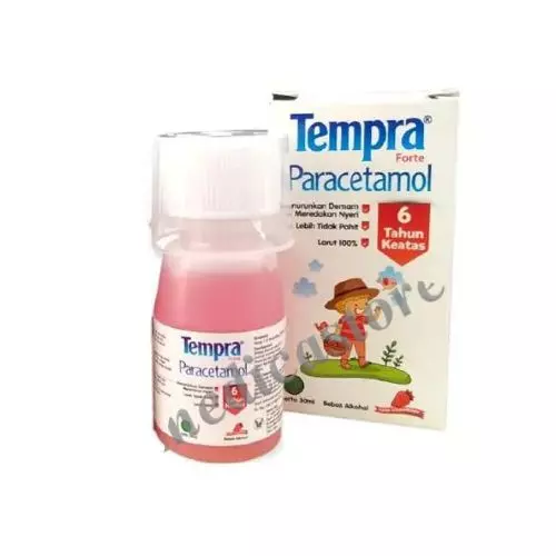 TEMPRA FORTE 250 MG SYRUP 30 ML RASA STRAWBERRY