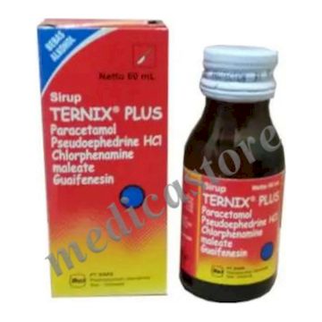 Ternix Plus Syrup 250mg 60 ML