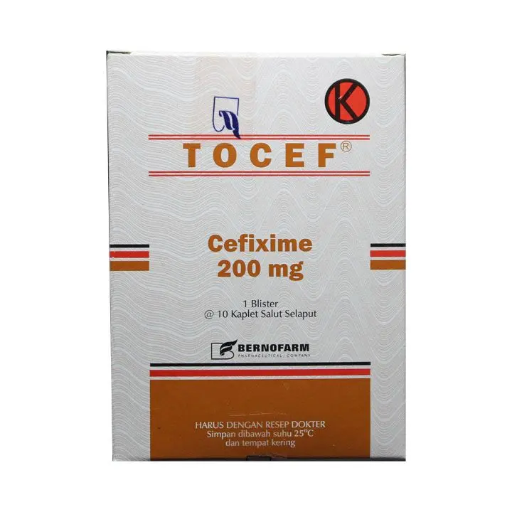 TOCEF KAPLET SALUT SELAPUT 200 MG