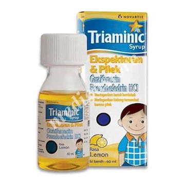 Triaminic Ekspektoran & Pilek Sirup Rasa Lemon 60 ML
