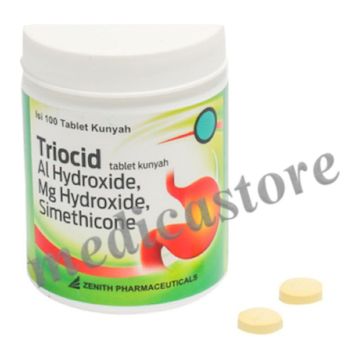Triocid Tablet Kunyah 200 MG