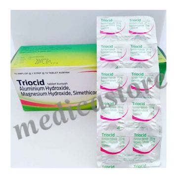 Triocid Tablet Kunyah 200 MG