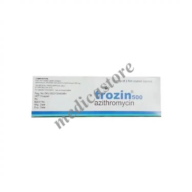 TROZIN KAPLET SALUT SELAPUT 500 MG