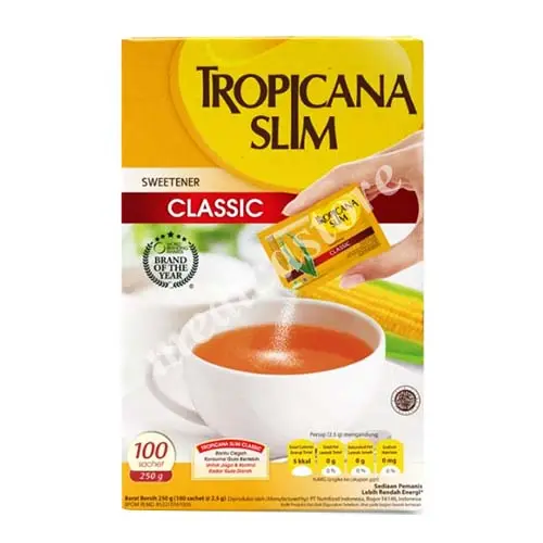 TROPICANA SLIM SWEETENER CLASSIC 100'S