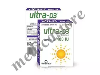 ULTRA D3 TABLET FCT 400 IU 60'S