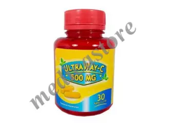 ULTRAWAY-C SOFT CAPSULE 500 MG 30'S 