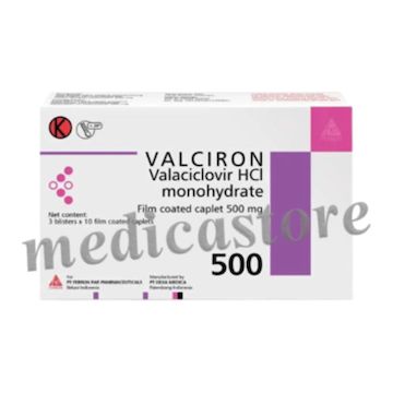 Valciron 500 MG Kaplet Salut Selaput