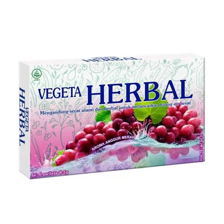 VEGETA HERBAL ANGGUR ISI 6