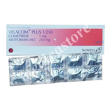 Velacom Plus 1/250 MG Kaplet Salut Selaput