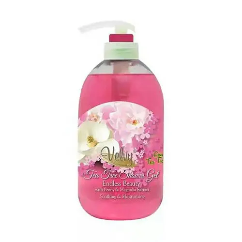 VELVY TEA TREE SHOWER GEL MOIST 1LT PEONY & MAGNOLIA