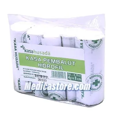 VERBAND 4X8 CM ROLL 5'S (KASA HUSADA)