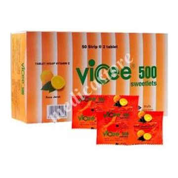 Vicee Orange Tablet Hisap 100's