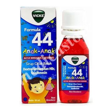 Vicks Formula 44 Anak Sirup Rasa Strawberry 54 ML