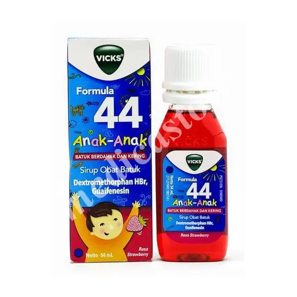 VICKS FORMULA 44 ANAK SYRUP RASA STRAWBERRY 54 ML