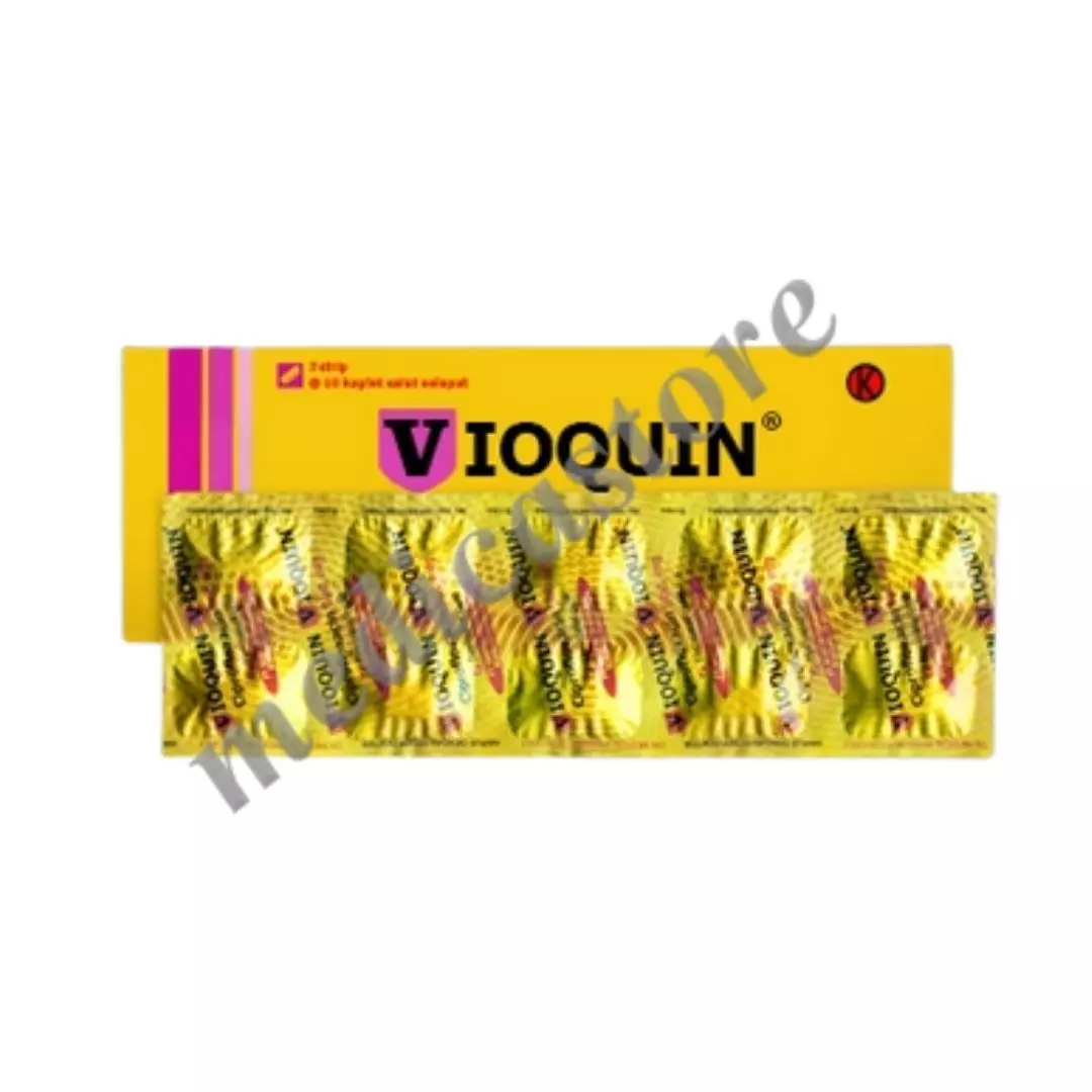 VIOQUIN KAPLET SALUT SELAPUT 500 MG