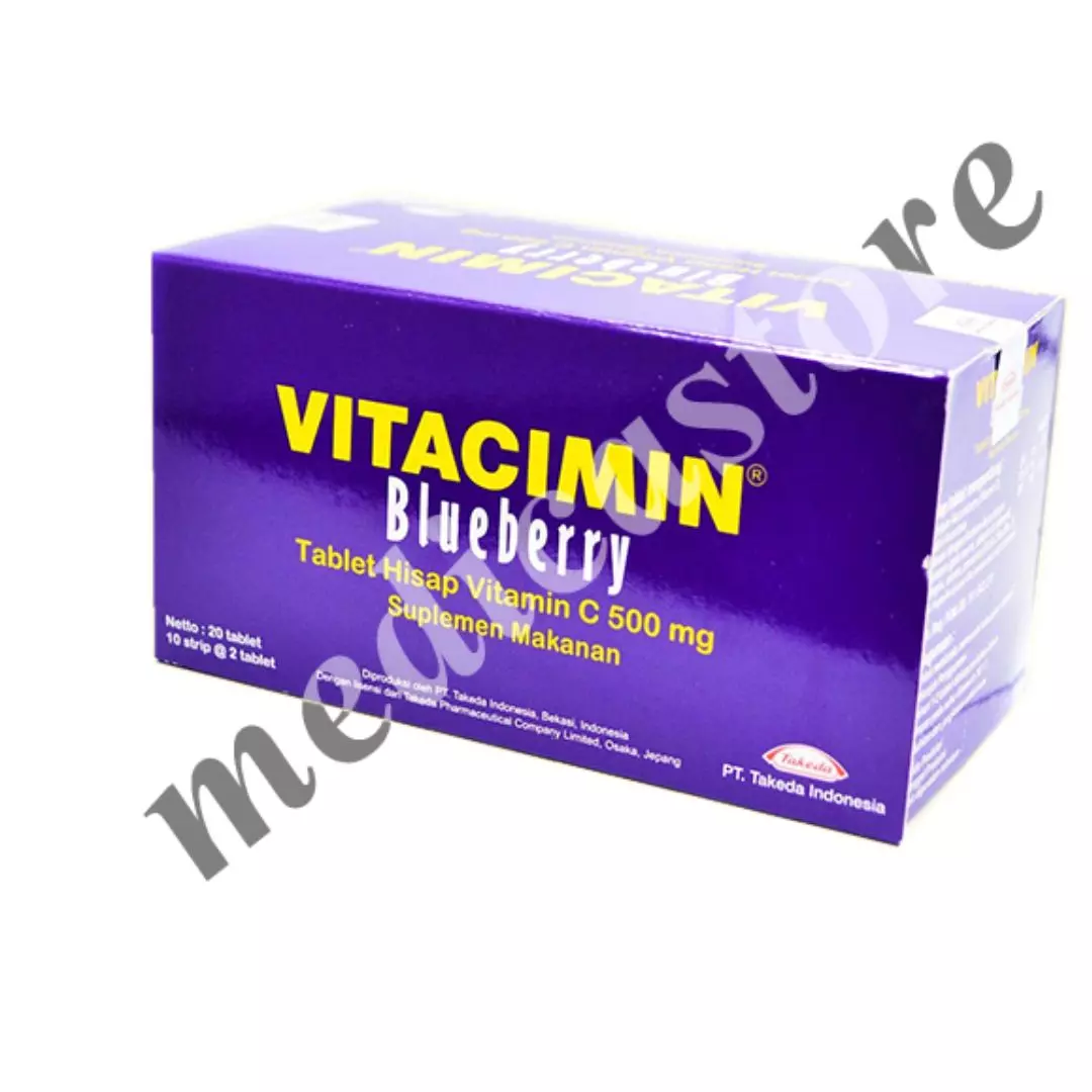 VITACIMIN TABLET HISAP BLUEBERRY 20'S