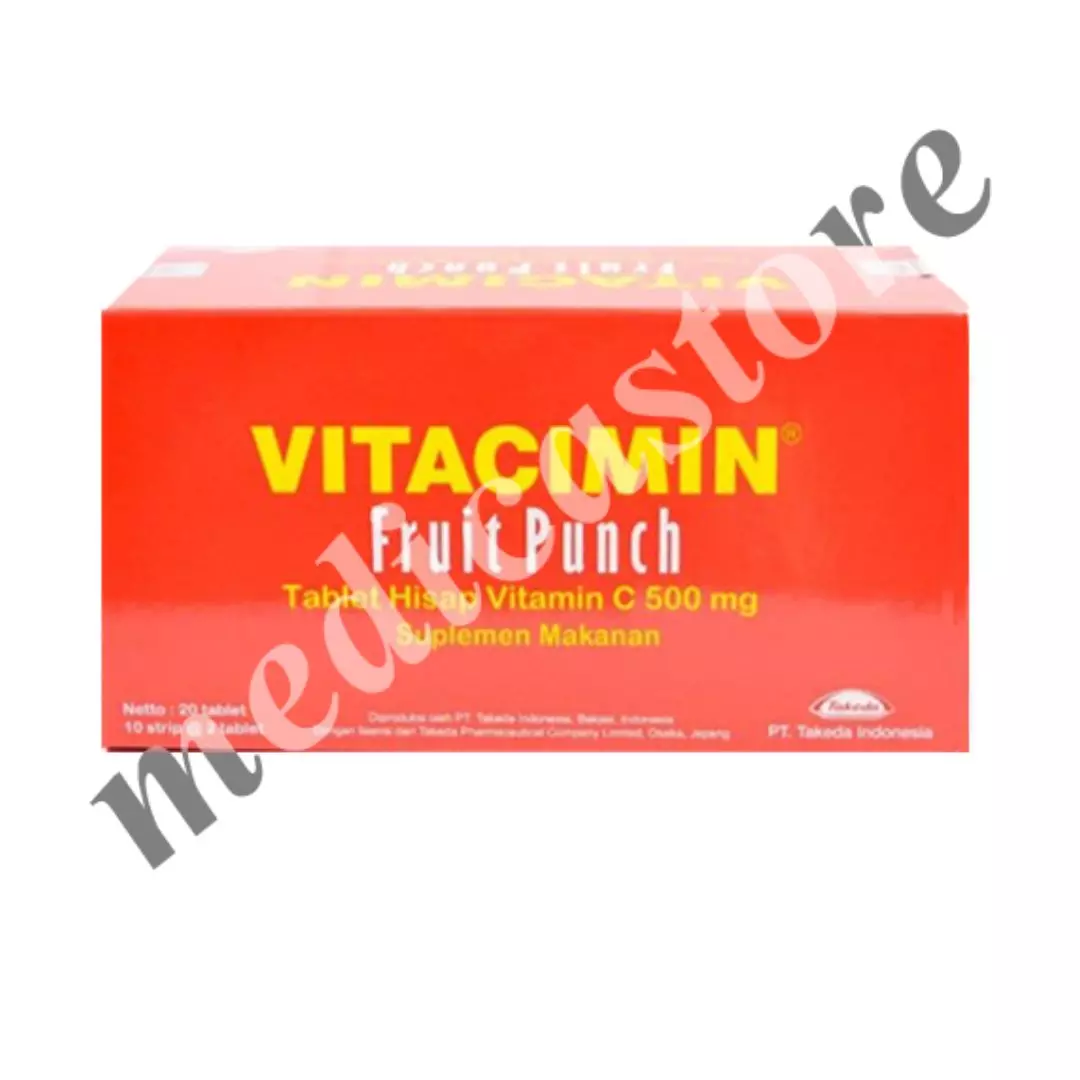 VITACIMIN TABLET HISAP FRUIT PUNCH 20'S