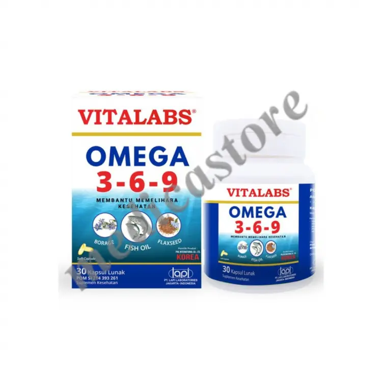 VITALABS OMEGA 3-6-9 SOFT CAPSULE 30'S