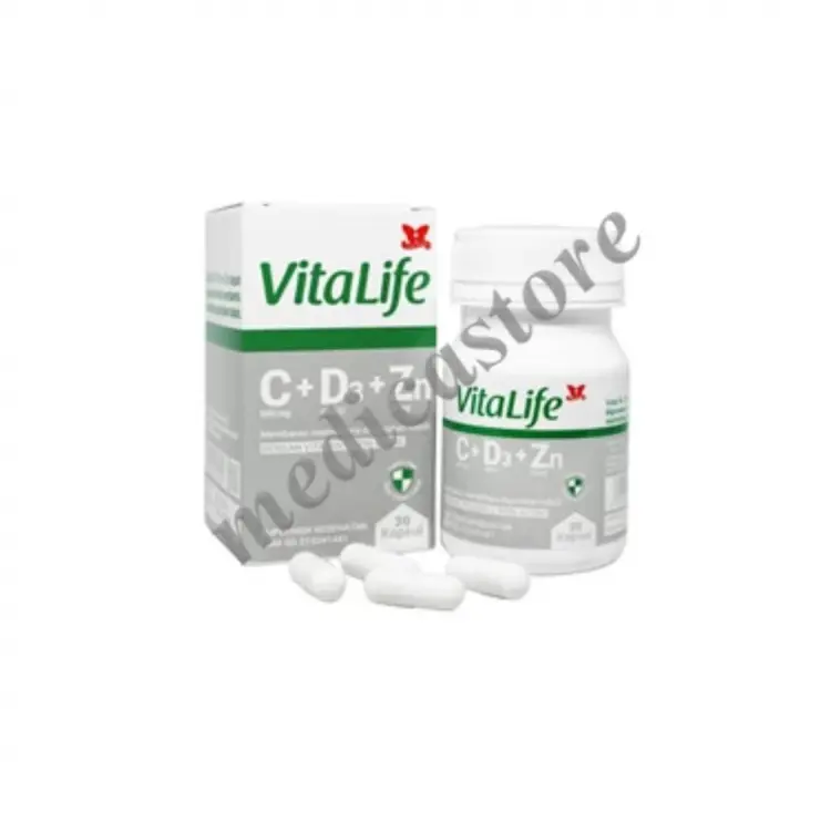 VITALIFE C + D3 + Zn KAPSUL 30'S