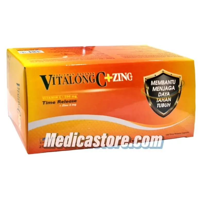 VITALONG C + ZINC ISI 4 KAPSUL