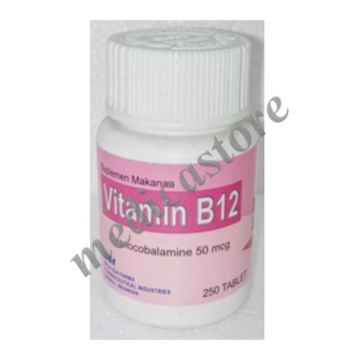 Vitamin B12 Tablet 50 Mcg 250's