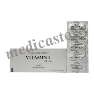 Vitamin C Tablet 50 MG 100's (kf)