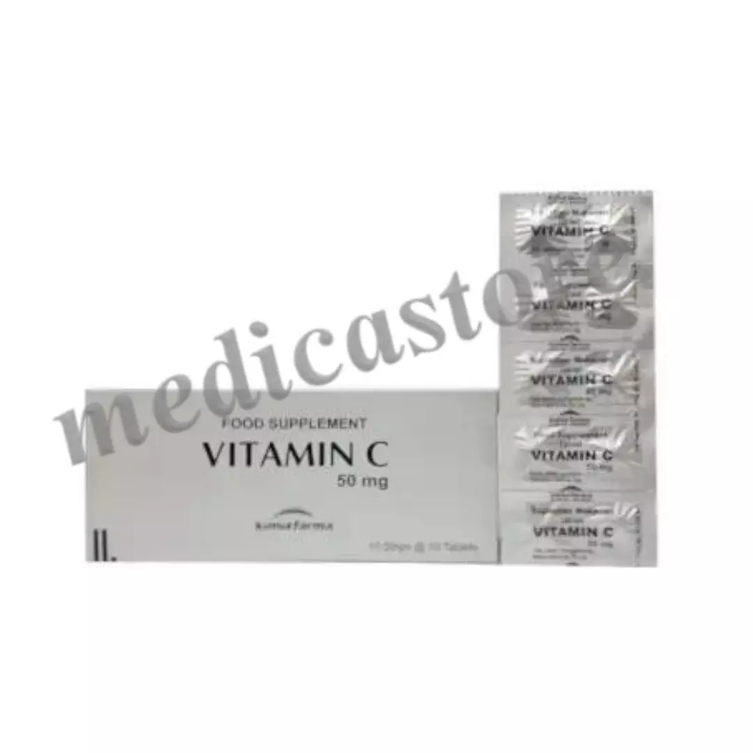 VITAMIN C TABLET 50 MG 100'S (KF)