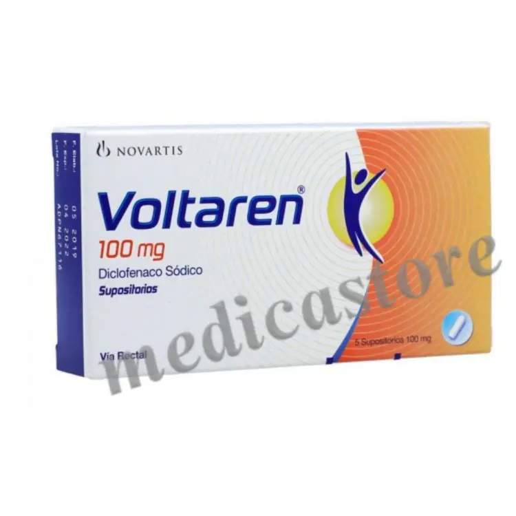 VOLTAREN SUPPOSITORIA 100 MG 