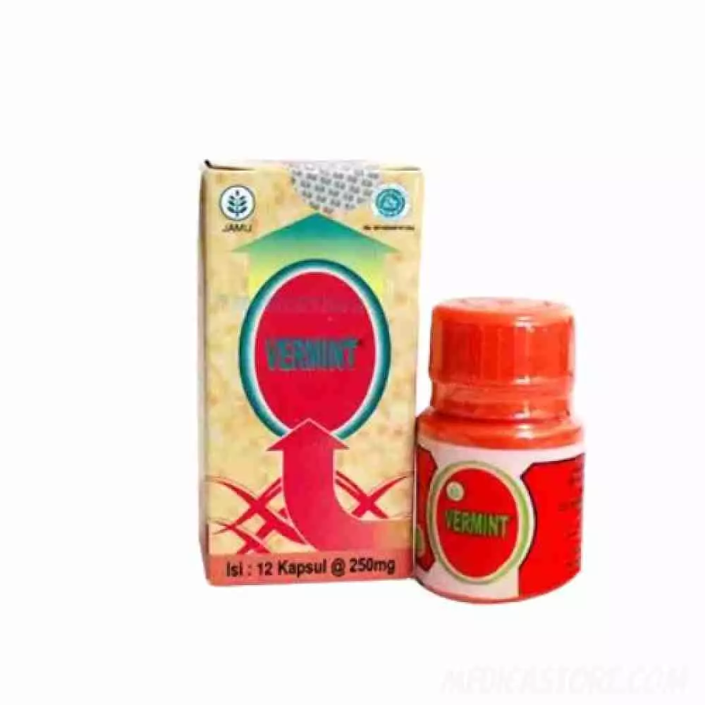 VERMINT KAPSUL 250 MG ISI 12