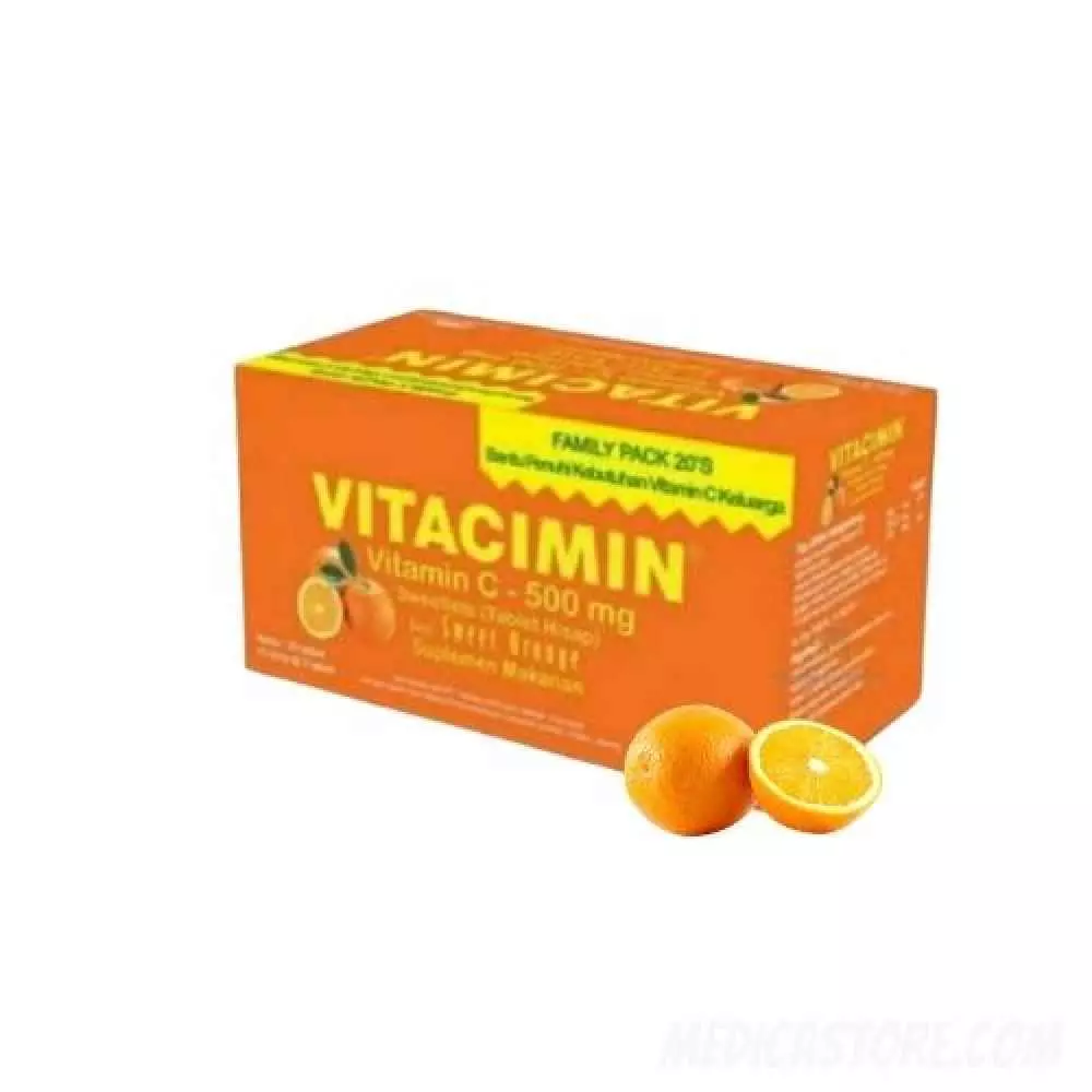 Vitacimin Orange Tablet Hisap 100's