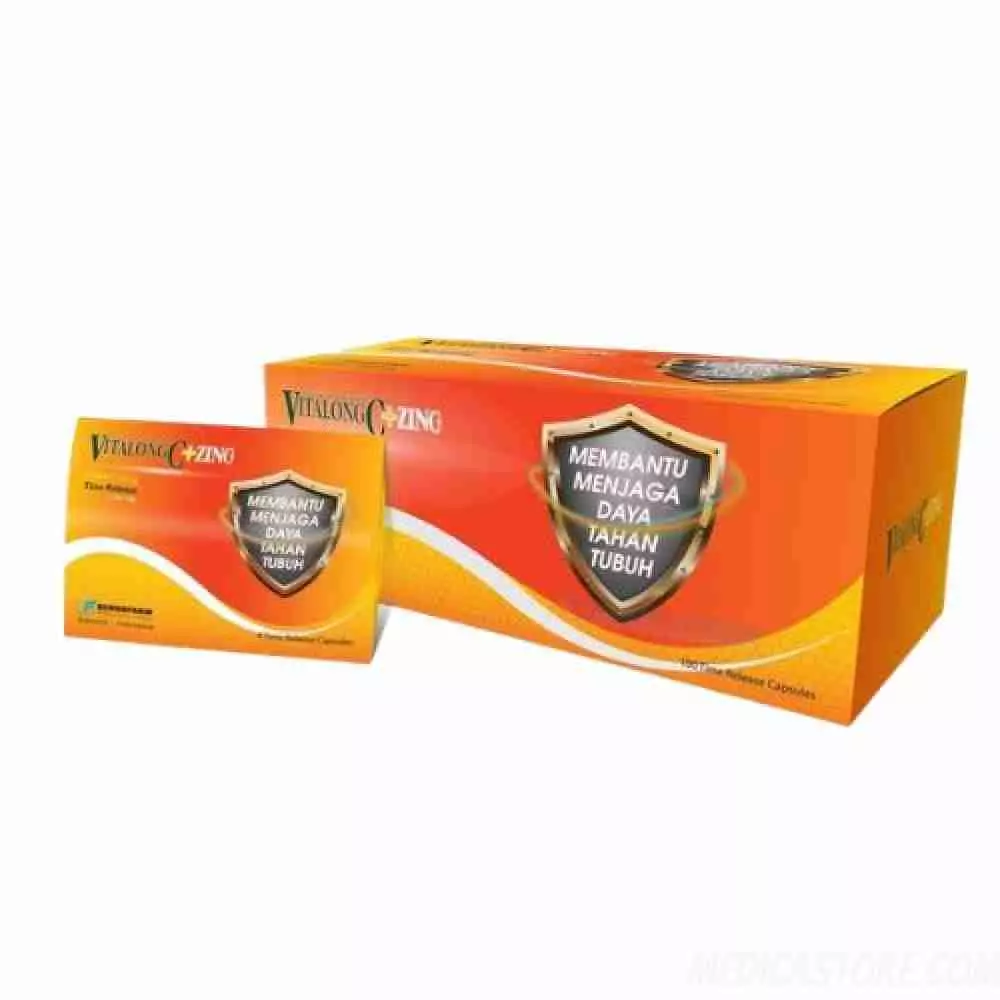 Vitalong C + Zinc Isi 4 Kapsul