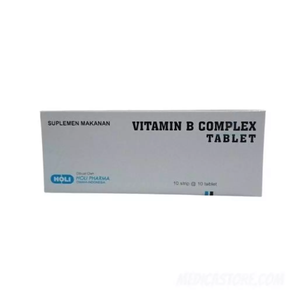 Vitamin B Complex Tablet 100's (Holi) 100'S